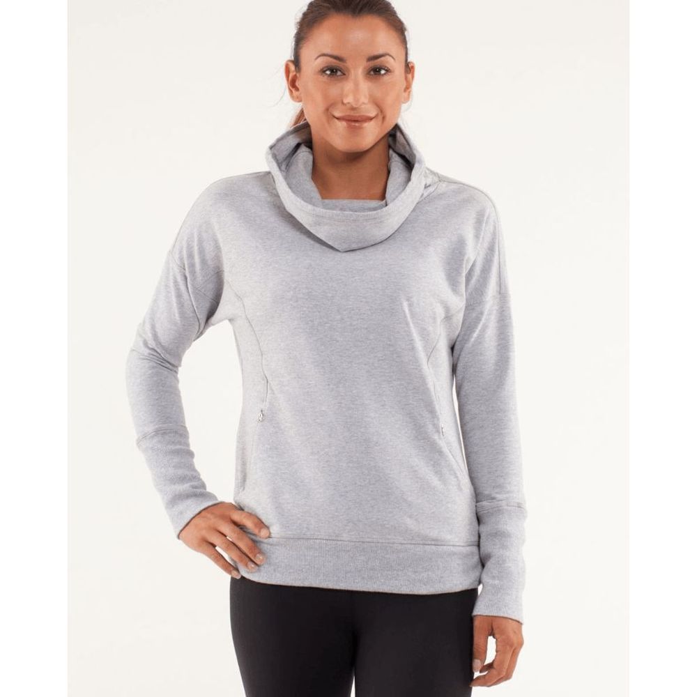 Lululemon Run: Rest Day Pullover *Heathered Fossil* Size 6 - Picture 14 of 14
